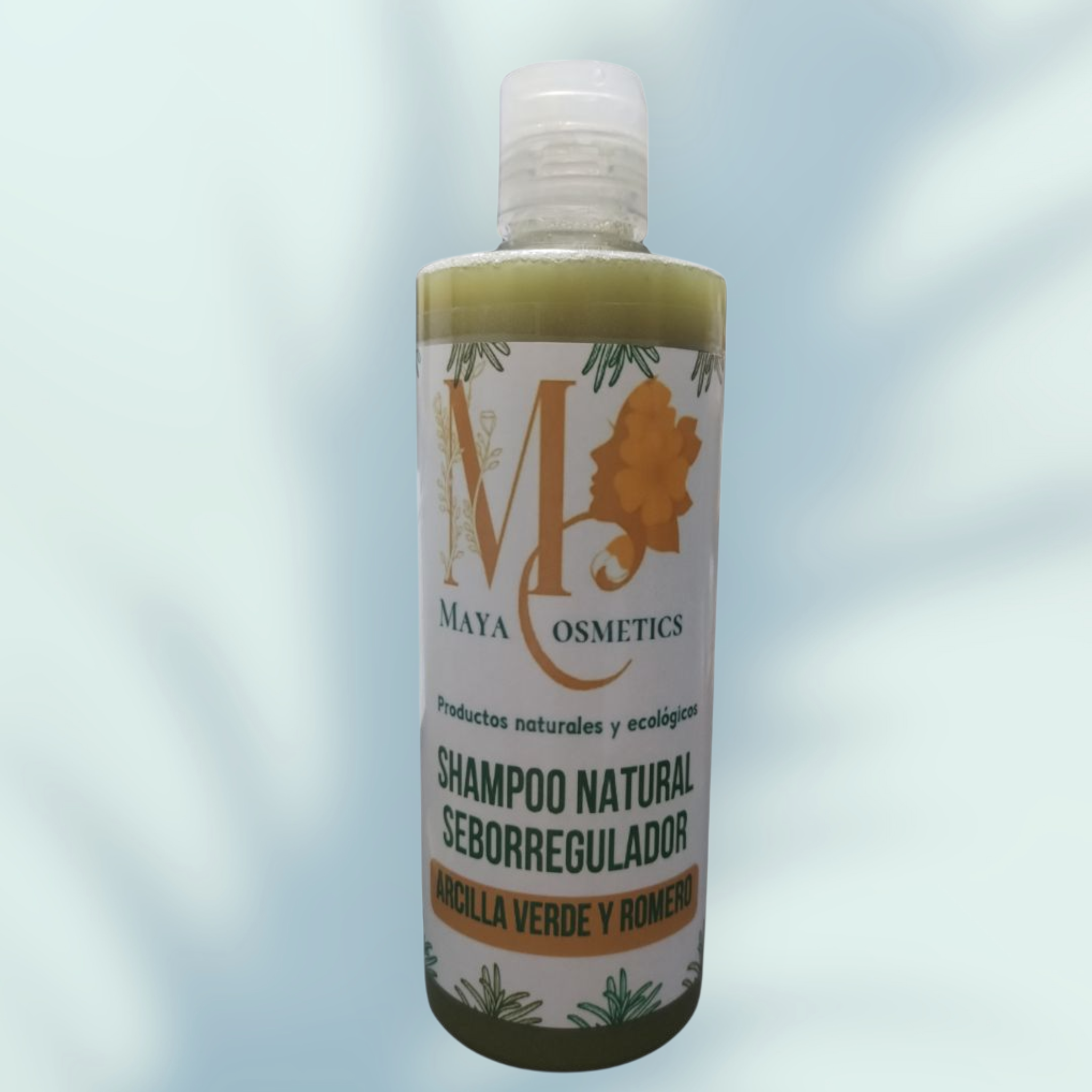 Shampoo Seborregulador Arcilla Verde y Romero (500 ml)